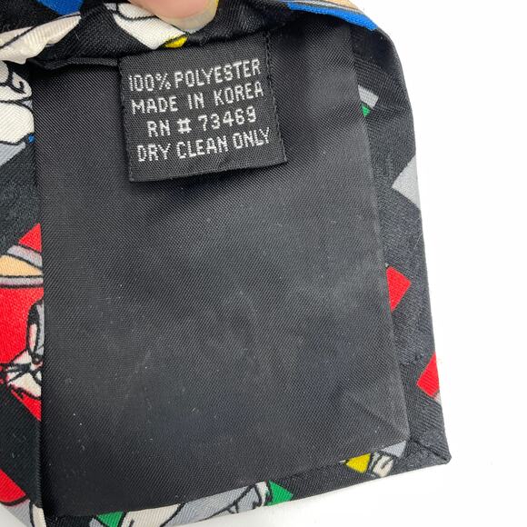 LOONEY TOONS Bugs Bunny Polyester Men's Neck Tie - Picture 3 of 3